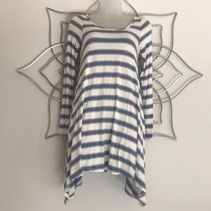 Striped tunic top